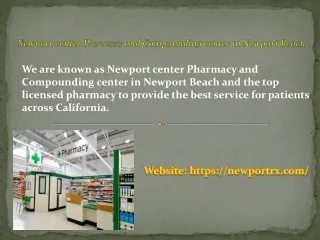 Best Service Pharmacy Newport Beach