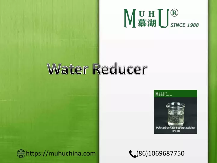 water reducer