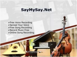 Say my Say- Share your Voice, Be Heard