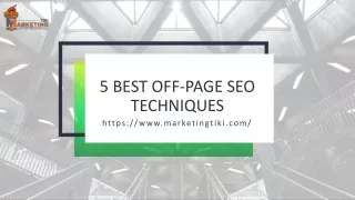 5 best off page seo techniques