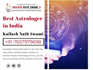 Love Vashikaran Specialist Astrologer -  91-7657979698 Kailash Nath Swami