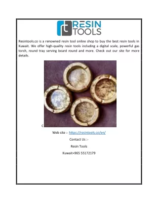 Resin Tools in Kuwait | Resintools.co/en