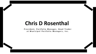 Chris D Rosenthal - Experienced in Project Management