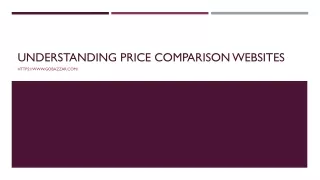 understanding price comparison websites