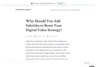 Why Should You Add Subtitles to Boost Your Digital Video Strategy