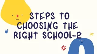 steps to choosing the right school 2