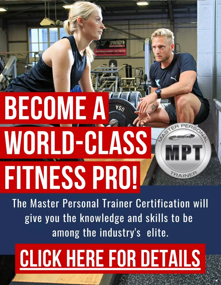 become a world class fitness pro