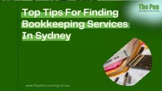 Top Tips For Finding Bookkeeping Services In Sydney | The Pen Accounting