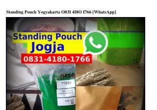 Standing Pouch Yogyakarta 083I.4I80.I766{WhatsApp}