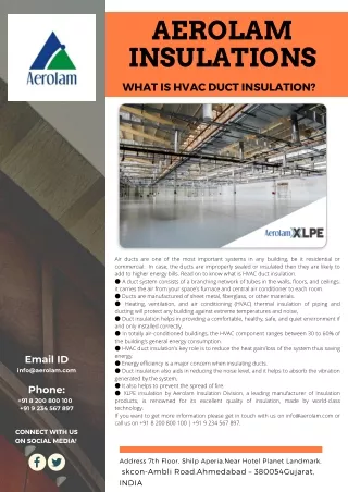 aerolam insulations