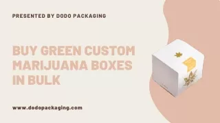 Eco-Friendly Marijuana Boxes Wholesale Has Proven Profitable For The Companies