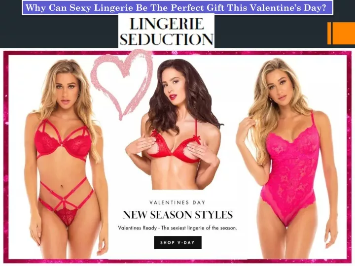 why can sexy lingerie be the perfect gift this