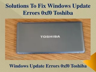 solutions to fix windows update errors 0xf0