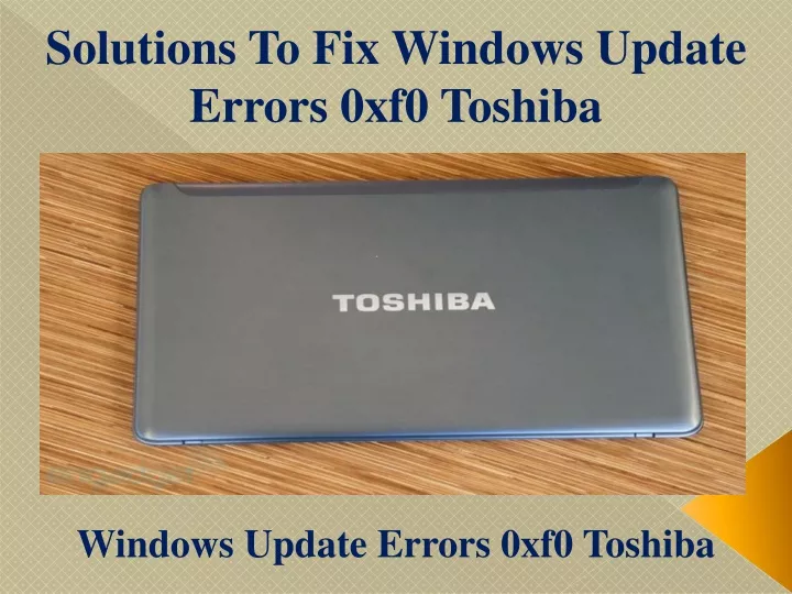 solutions to fix windows update errors 0xf0