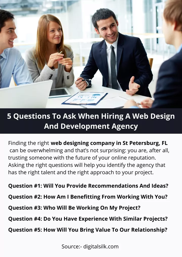 5 questions to ask when hiring a web design