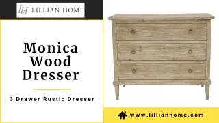 Traditional 3 Drawer Dresser at $1,476 | Lillian Home