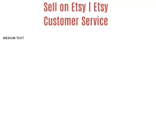 What is Etsy?