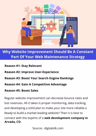 Why Website Improvement Should Be A Constant Part Of Your Web Maintenance Strategy