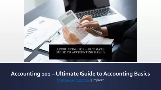 Accounting 101 - Ultimate Guide to Accounting Basics - Imprezz