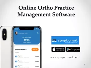 Online Ortho Practice Management Software - www.symplconsult.com