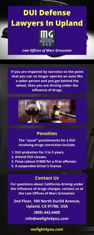 DUI Defense Lawyers In Upland