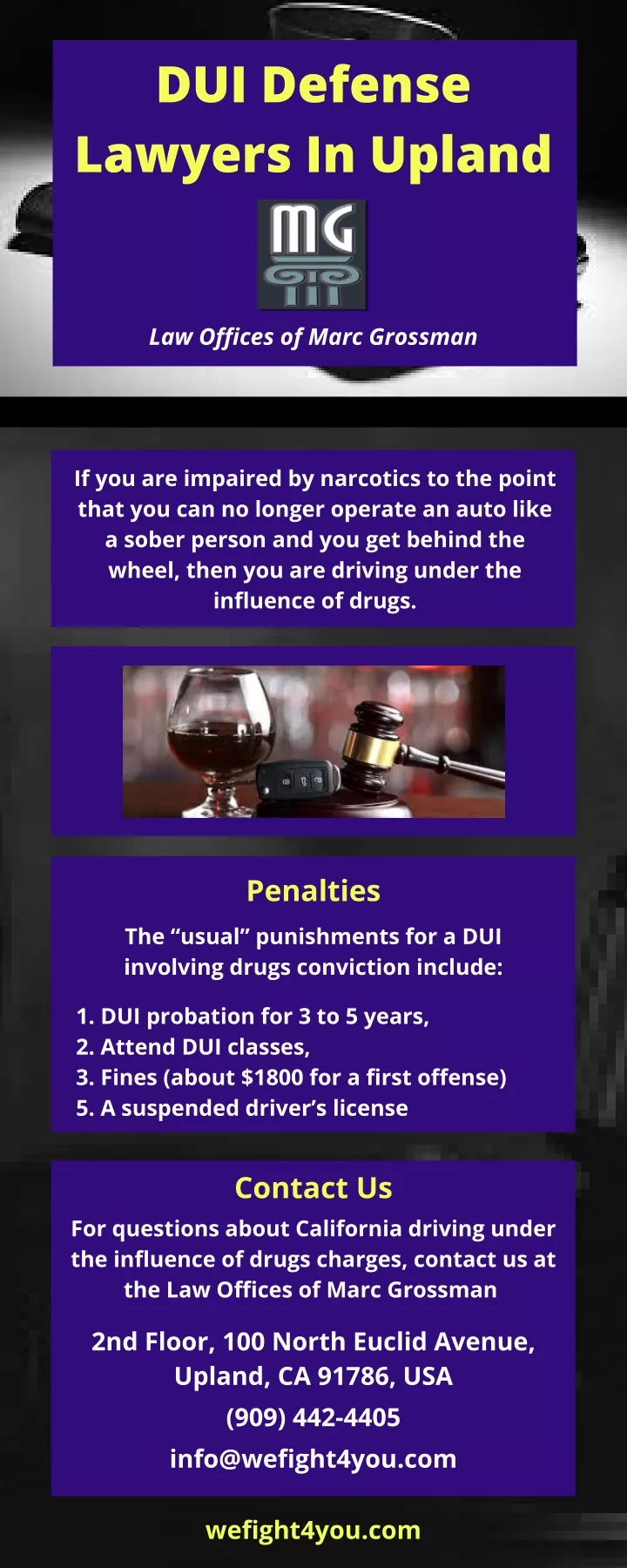 dui defense lawyers in upland