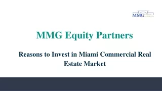 Reasons to Invest in Miami Commercial Real Estate Market