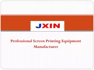 Types of Cylindrical Screen Printing Machine Components