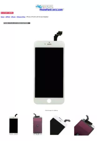 IPHONE 6 PLUS LCD SCREEN DIGITIZER- PhonePartWorld