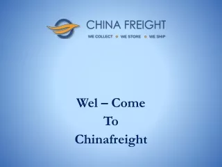 Freight Forwarder From China to UK