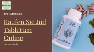Kaufen Sie Jod Tabletten Online - Biotanicals