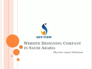 Website Designing Company in Saudi Arabia