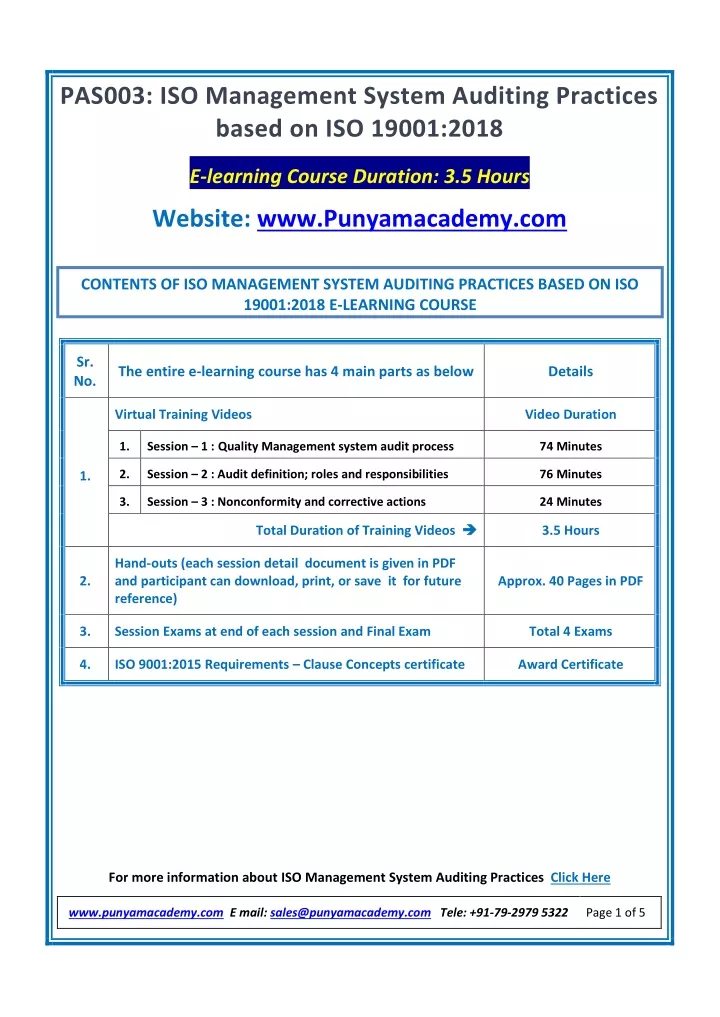 pas003 iso management system auditing practices