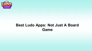 best ludo apps not just a board game