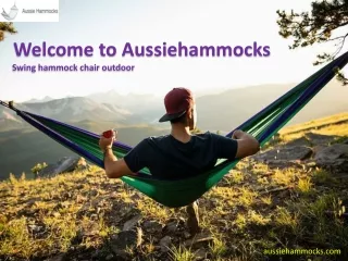 Swing hammock chair outdoor