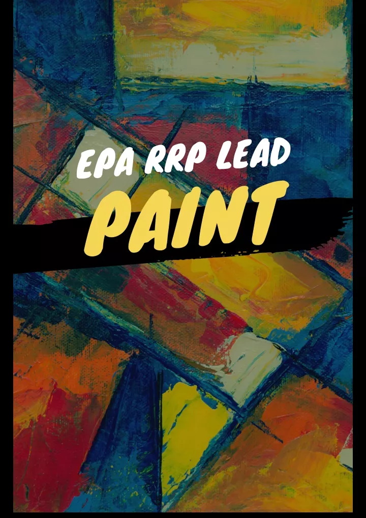 epa rrp lead