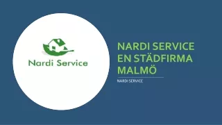 Nardi Service en Städfirma Malmö