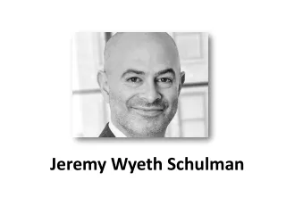 Jeremy Wyeth Schulman