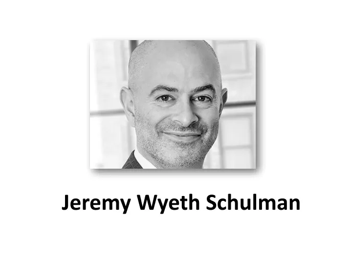 jeremy wyeth schulman