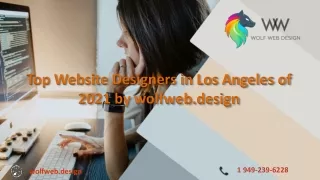 top website designers in los angeles of 2021 by wolfweb design