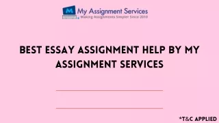 best essay assignment help by my