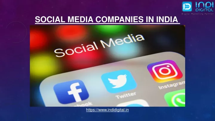 social media companies in india