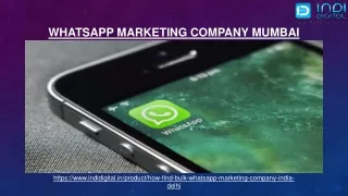 Are you looking for the best whatsapp marketing company in Mumbai