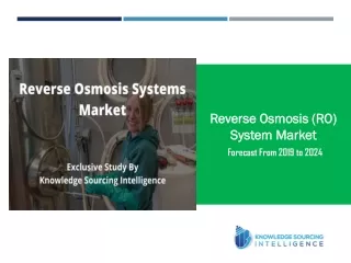 reverse osmosis ro system market forecast from