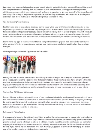 Purchasing Ebay.com for Large Size Clothes in 2021