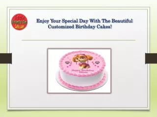 Buy Customized Birthday Cakes Online | Edible Prints On Cake