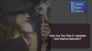 how can you stop e cigarette how can you stop