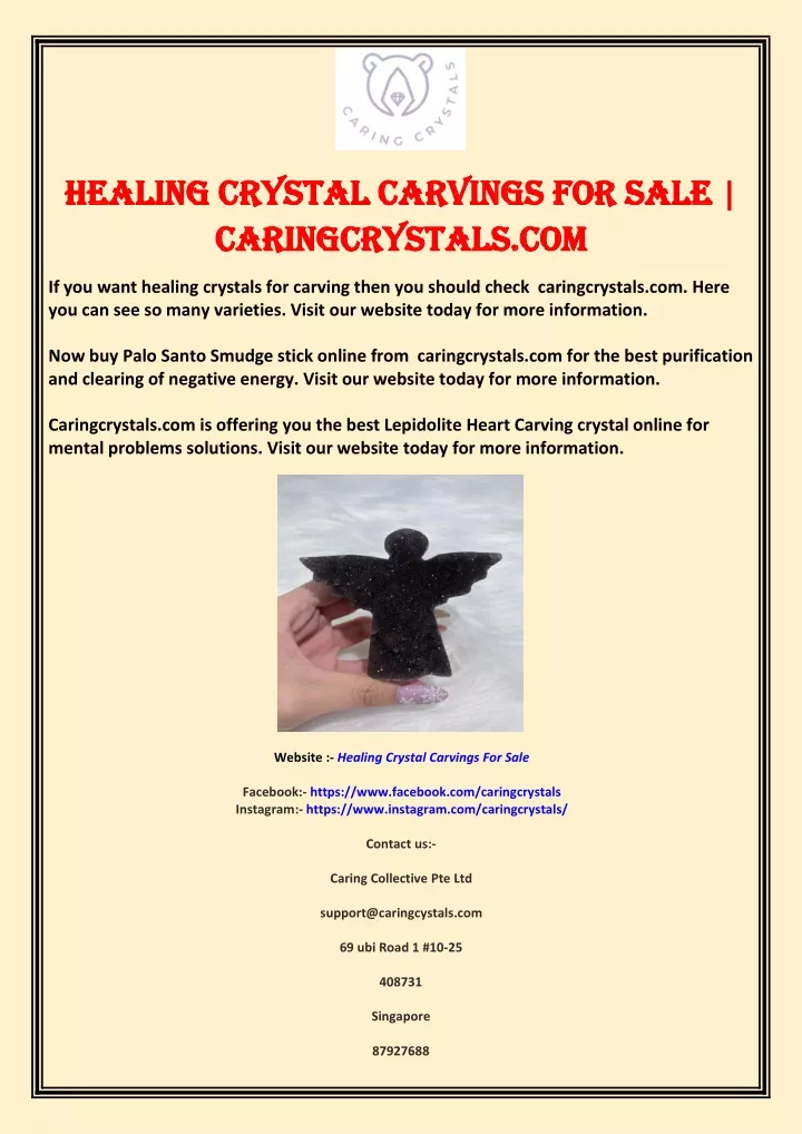 healing healing crystal caringcrystals