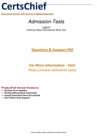 certschief guaranteed success with accurate