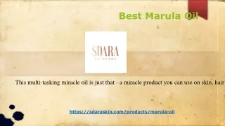 Best Marula Oil